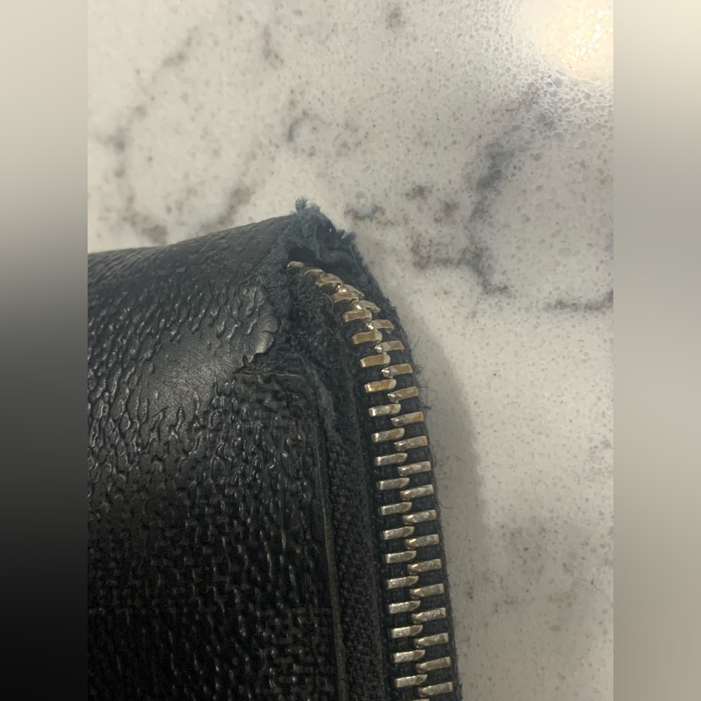 Louis Vuitton Black&Grey Damier long zippy wallet - Picture 3 of 10